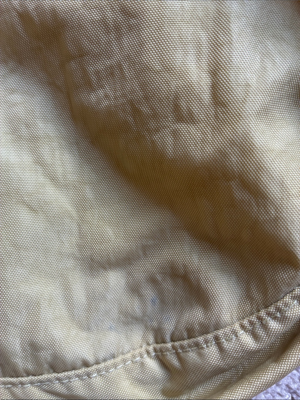 BAGGU Crescent Crossbody Bag in Butter Yellow - Picture 3 of 3